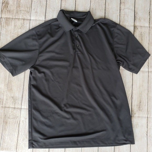 Lot of 2 nike golf drifit polo shirts striped Lg - Picture 2 of 8